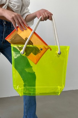 плажна чанта NEONANA YELLOW
