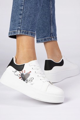 дамски кецове LAMPENA BLACK