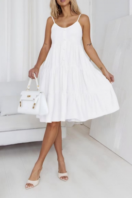рокля SOLFERNIA WHITE