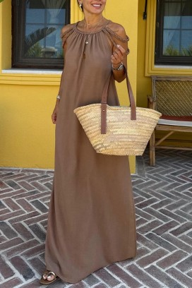 рокля MIRZALFA BROWN