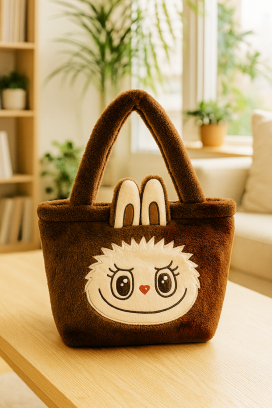 чанта LABUBUBAG BROWN