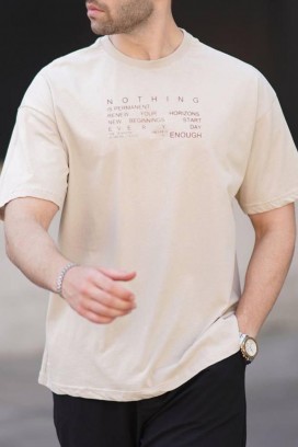 мъжка тениска TARMEDO BEIGE