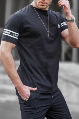 мъжка тениска GREFON BLACK