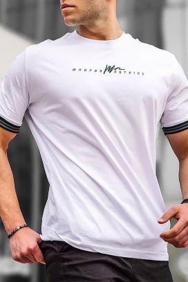 мъжка тениска MRONSON WHITE