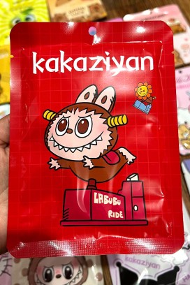 маска за лице KAKAZIYAN LABUBU Face Mask RED