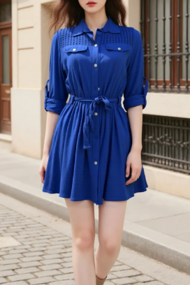 рокля DELFERZA BLUE