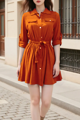 рокля DELFERZA ORANGE