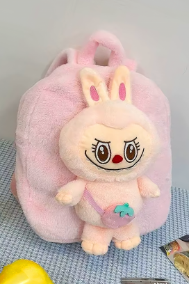 детска раница LABUBU BERRY PINK