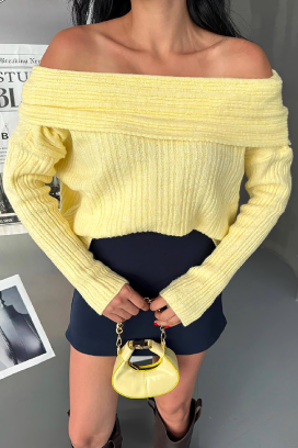 пуловер POLINADA YELLOW