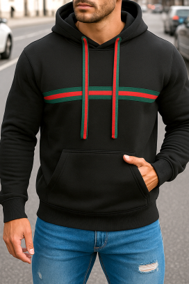 мъжки суичър BOLMON BLACK