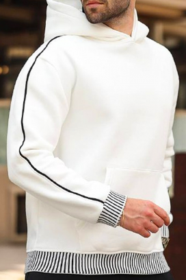 мъжки суичър BOTEZO WHITE