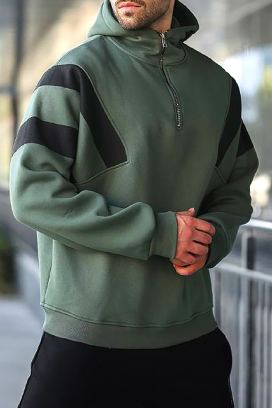 мъжки суичър PEFIZO KHAKI