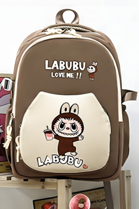 детска раница LABUBULOVE BROWN