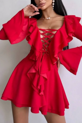 рокля ZARMOLDA RED