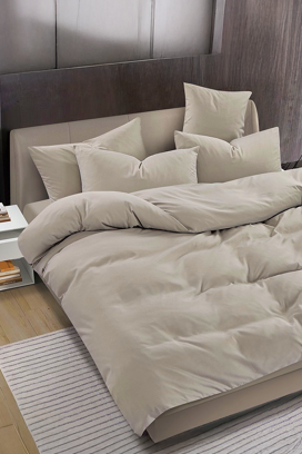 спален комплект SOLPESA BEIGE 160x200 cm памук - 3 части