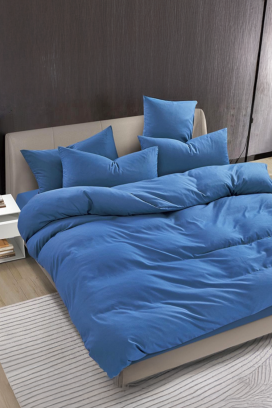 спален комплект SOLPESA BLUE 160x200 cm памук - 3 части