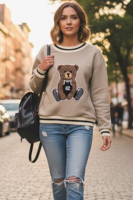 дамска блуза HILMORFA BEIGE
