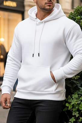 мъжки суичър REJERO WHITE