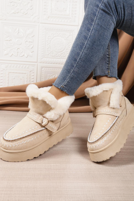 дамски боти BLOMEGA BEIGE