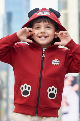 детски суичър NAVZINI RED