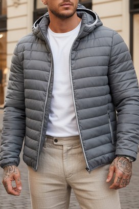мъжко яке BERONGO GREY