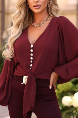 дамска блуза AMORZANA BORDO