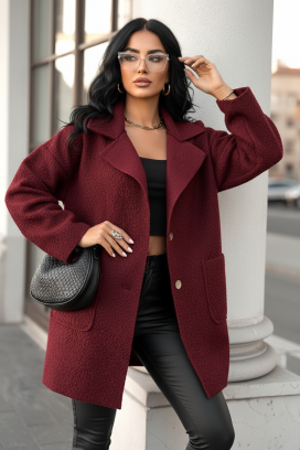 палто SORDIYA BORDO