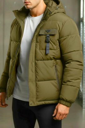 мъжко яке JERENTO KHAKI