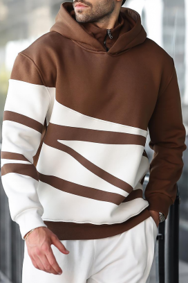 мъжки суичър TEOFOZO BROWN