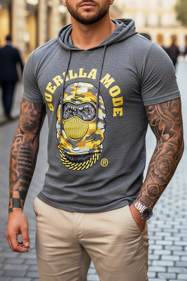 мъжка блуза BRELON GREY