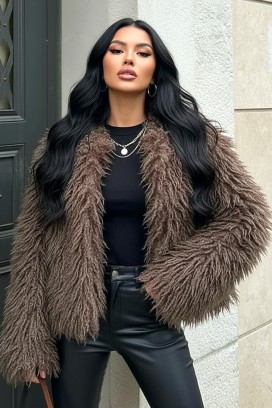 палто AMIRENA BROWN