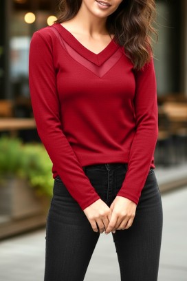 дамска блуза RIONELDA RED