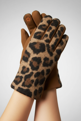 дамски ръкавици GLOLERZA BROWN