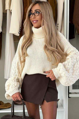 пуловер PLOZNENDA WHITE