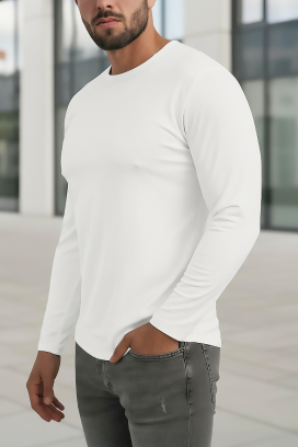 мъжка блуза GLOMERZO WHITE