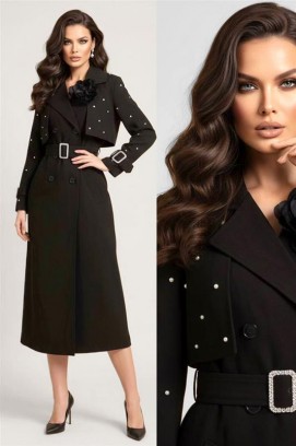 тренчкот RODILDA BLACK