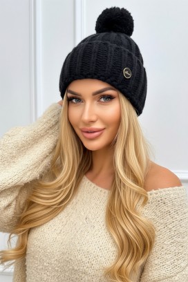 шапка LEILONZA BLACK