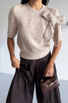 пуловер DAFILDA BEIGE