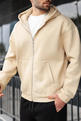 мъжки суичър VERGERO BEIGE