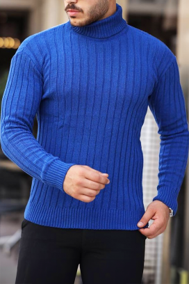 мъжки пуловер RACHERO NAVY