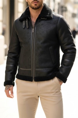 мъжко яке HALMAN BLACK