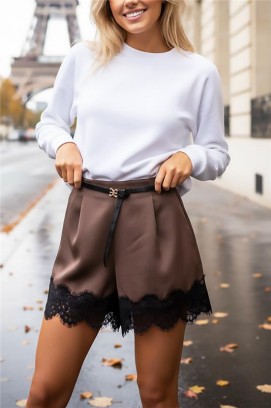 къси панталонки BELVENDA BROWN