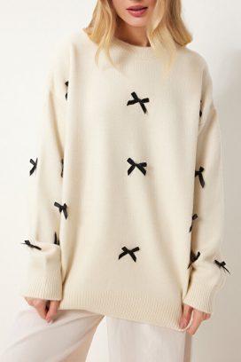 пуловер ATRELVA ECRU