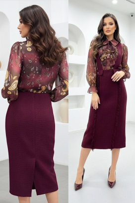 рокля MRALVERDA BORDO