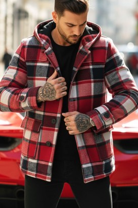 мъжко палто STERFO RED