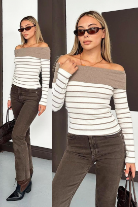 дамска блуза PRESTILJA MOCHA