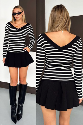 дамска блуза FLEONZA BLACK