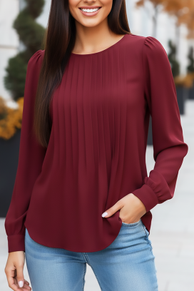 дамска блуза TOVILDA BORDO