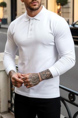 мъжка блуза LEROJO WHITE