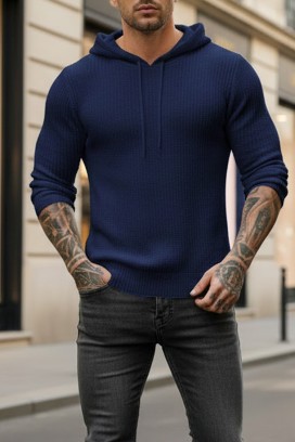 мъжки пуловер JEROLDO NAVY